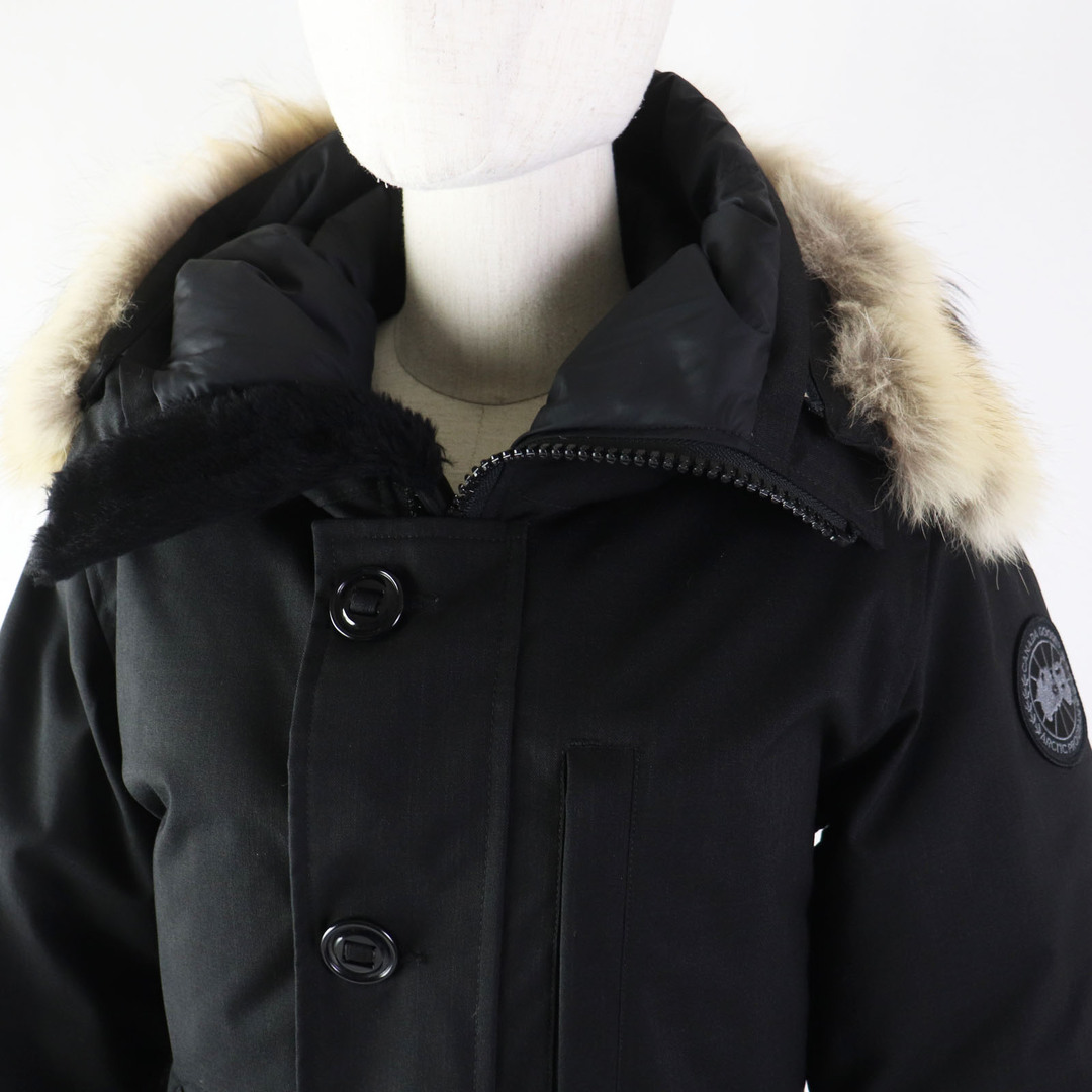 CANADA GOOSE(カナダグース)の極美品 CANADA GOOSE カナダグース 3481JMB CRESTON クレストン ファー・フード付き ダウンコート ブラック 2XS カナダ製 正規品 レディースのジャケット/アウター(ダウンジャケット)の商品写真