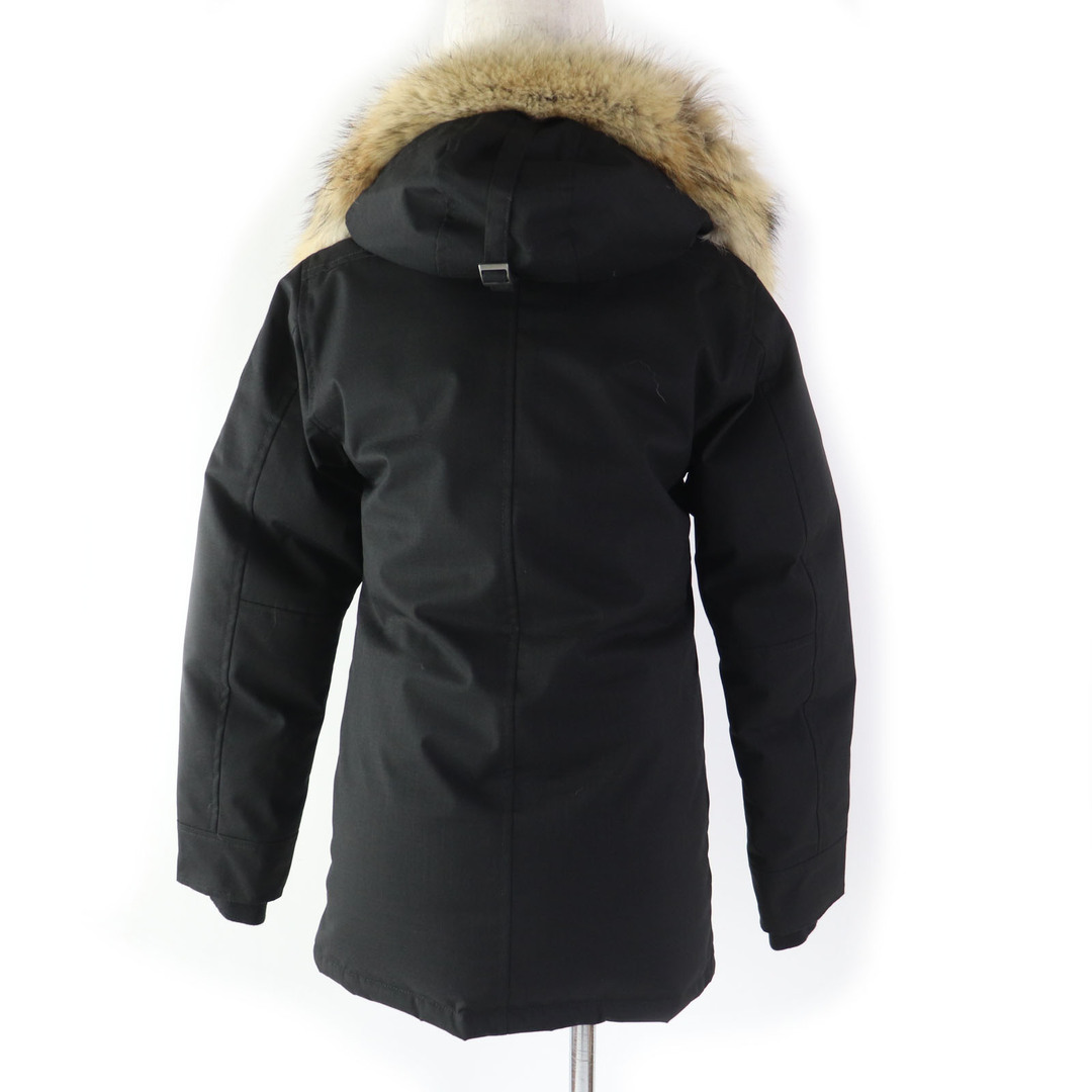 CANADA GOOSE(カナダグース)の極美品 CANADA GOOSE カナダグース 3481JMB CRESTON クレストン ファー・フード付き ダウンコート ブラック 2XS カナダ製 正規品 レディースのジャケット/アウター(ダウンジャケット)の商品写真