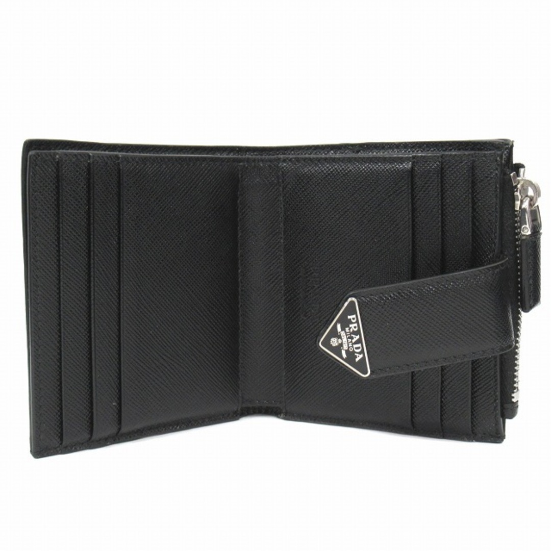 PRADA(プラダ)のプラダ PRADA サフィアーノ レザー 財布 二つ折り ミニ コンパクト メンズのファッション小物(折り財布)の商品写真
