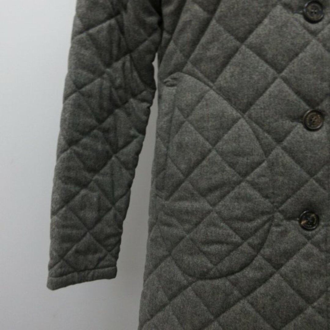 MACKINTOSH(マッキントッシュ)のマッキントッシュ キルティングコート ウール グレー 32 約XS IBO47 レディースのジャケット/アウター(その他)の商品写真