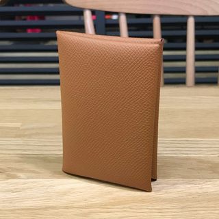 エルメス(Hermes)の新品未使用 エルメス カルヴィデュオ エプソン ゴールド B刻印 コンパクト財布(財布)