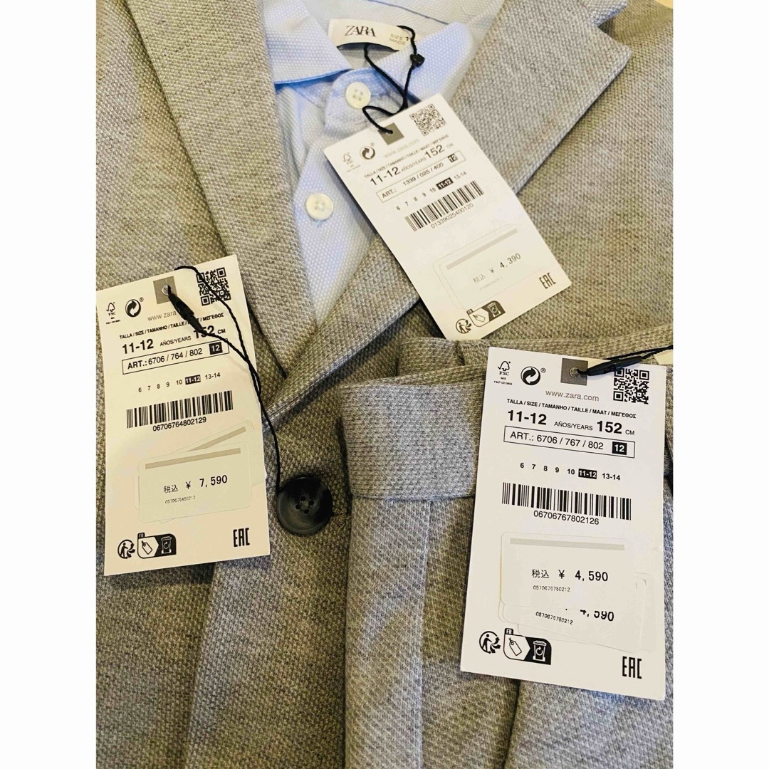 ❤️激カワ❤️ZARA セットアップ　スーツ　上下　卒業式　ザラ　152cm ZARA KIDS - 【新品】ZARA KIDS 152 スーツ上下セット ブレザー