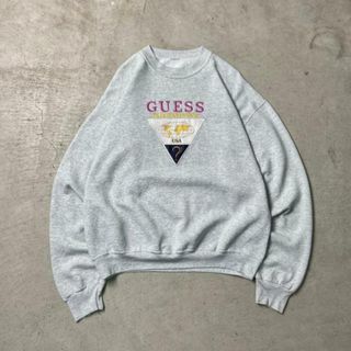 GUESS ゲス スウェットシャツ  フロント刺繍 GUESS INTERNATIONAL メンズXL相当(スウェット)