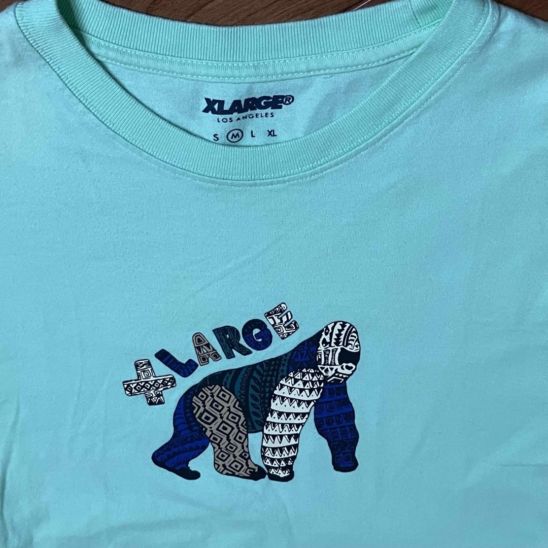 XLARGE(エクストララージ)の【複数割】エクストララージ　X-LARGE 半袖Tシャツ　ライトグリーン黄緑M メンズのトップス(Tシャツ/カットソー(半袖/袖なし))の商品写真