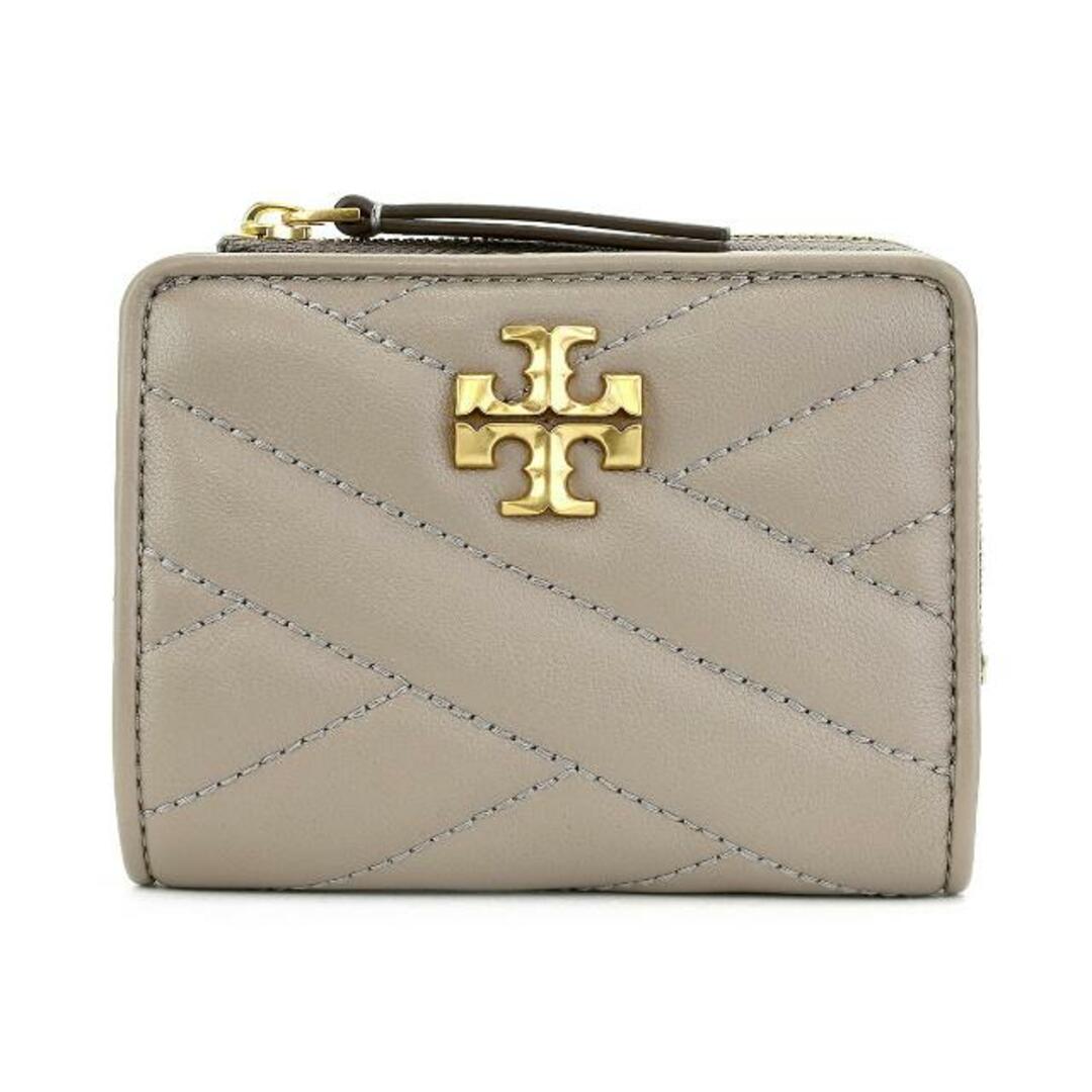 新品 トリーバーチ TORY BURCH 2つ折り財布 キラ グレーヘロン | フリマアプリ ラクマ