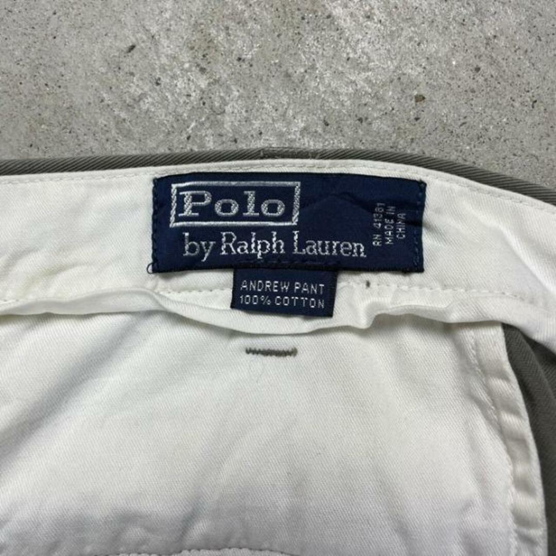 Ralph Lauren(ラルフローレン)のPolo by Ralph Lauren ポロバイラルフローレン 2タック ワイド チノパンツ ポロチノ メンズW36 メンズのパンツ(その他)の商品写真