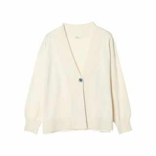 アースミュージックアンドエコロジー(earth music & ecology)の【オフホワイト】UVカット加工BIGカーディガン レディース/夏/24SS(カーディガン)