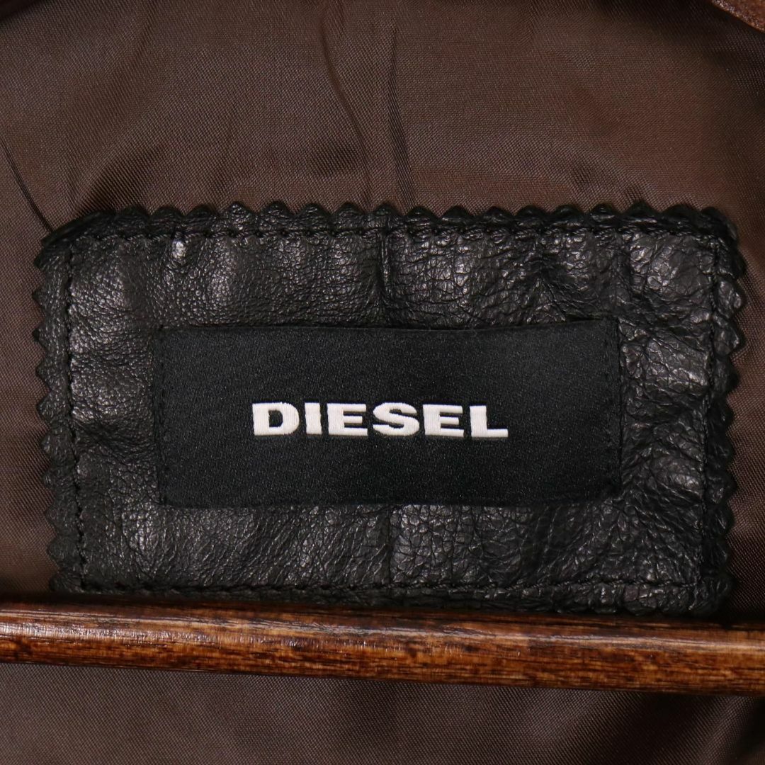 DIESEL(ディーゼル)のDIESEL ディーゼル スエード切替 レザー ダブルライダース ジャケット  メンズのジャケット/アウター(ライダースジャケット)の商品写真
