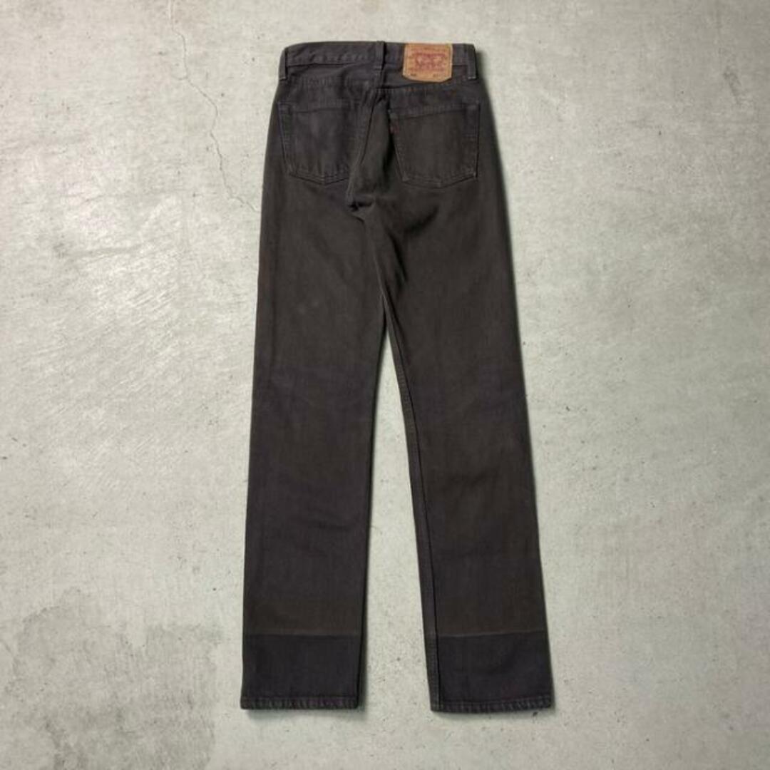 Lee(リー)の90年代 USA製 Levi's リーバイス 501 0128 カラー デニムパンツ ブラウン メンズW27 レディース レディースのパンツ(デニム/ジーンズ)の商品写真