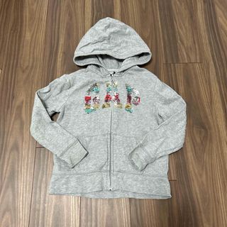 ギャップキッズ(GAP Kids)のgap kids ロゴスウェットパーカーグレー120サイズ(ジャケット/上着)