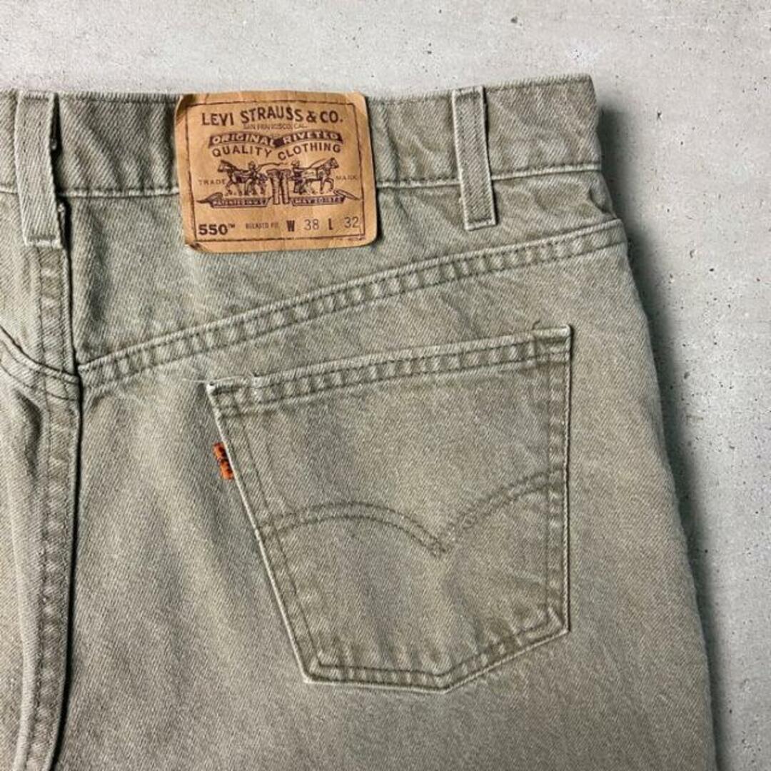 Levi's(リーバイス)の90年代 USA製 Levi's リーバイス 40550 0232 オレンジタブ 先染め カラーデニムパンツ ライトフェードブラウン メンズW38 メンズのパンツ(デニム/ジーンズ)の商品写真