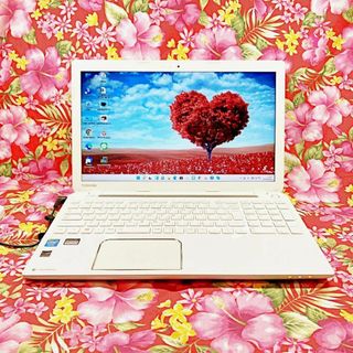 ダイナブック(dynabook)のdynabook✨8GB＆SSDで快適動作✨オフィス付きホワイトノートパソコン(ノートPC)