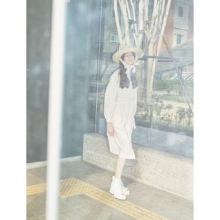 マウジー(moussy)のワンピース(ひざ丈ワンピース)