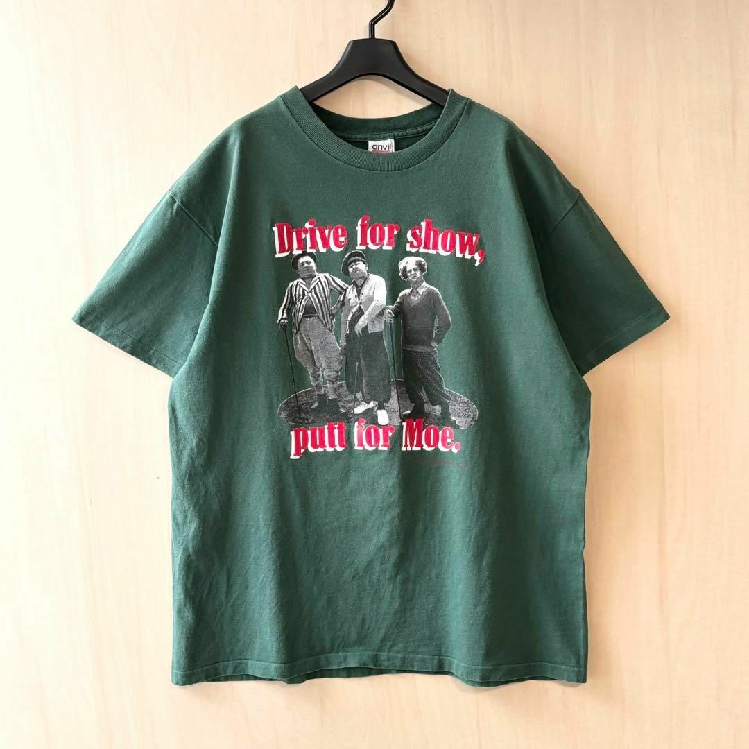 セール安い 90s USA製古着　The Three Stooges 3ばか大将 Tシャツ