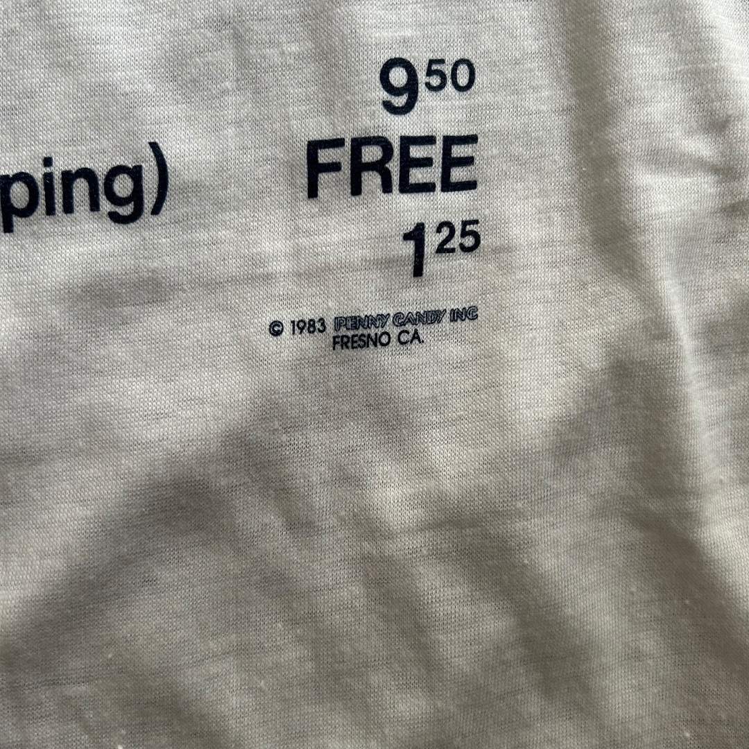 Healthknit(ヘルスニット)の80s ヘルスニット リンガーtシャツ USA製 XL ホワイト×ネイビー メンズのトップス(Tシャツ/カットソー(半袖/袖なし))の商品写真