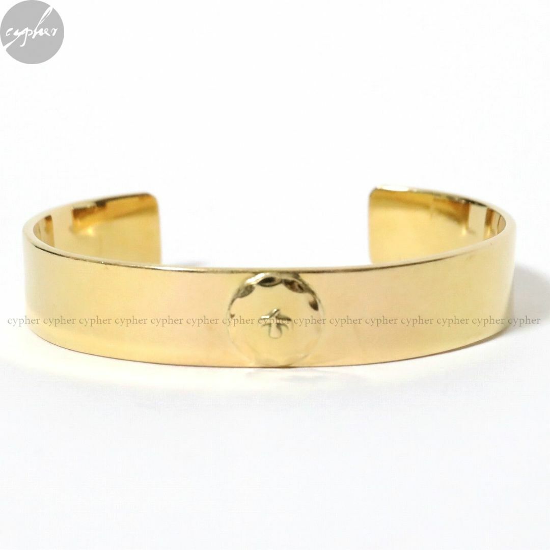 メタル付 全金 平打ち ブレス ブレスレット バングル 18K 18金 メタル付 全金 平打ち ブレス ブレスレット バングル 18K 18金