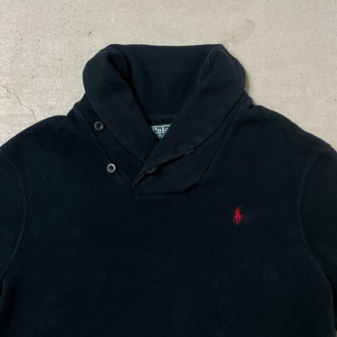 Ralph Lauren(ラルフローレン)のPolo by Ralph Lauren ポロバイラルフローレン ショールカラー リブスウェット メンズL メンズのトップス(スウェット)の商品写真