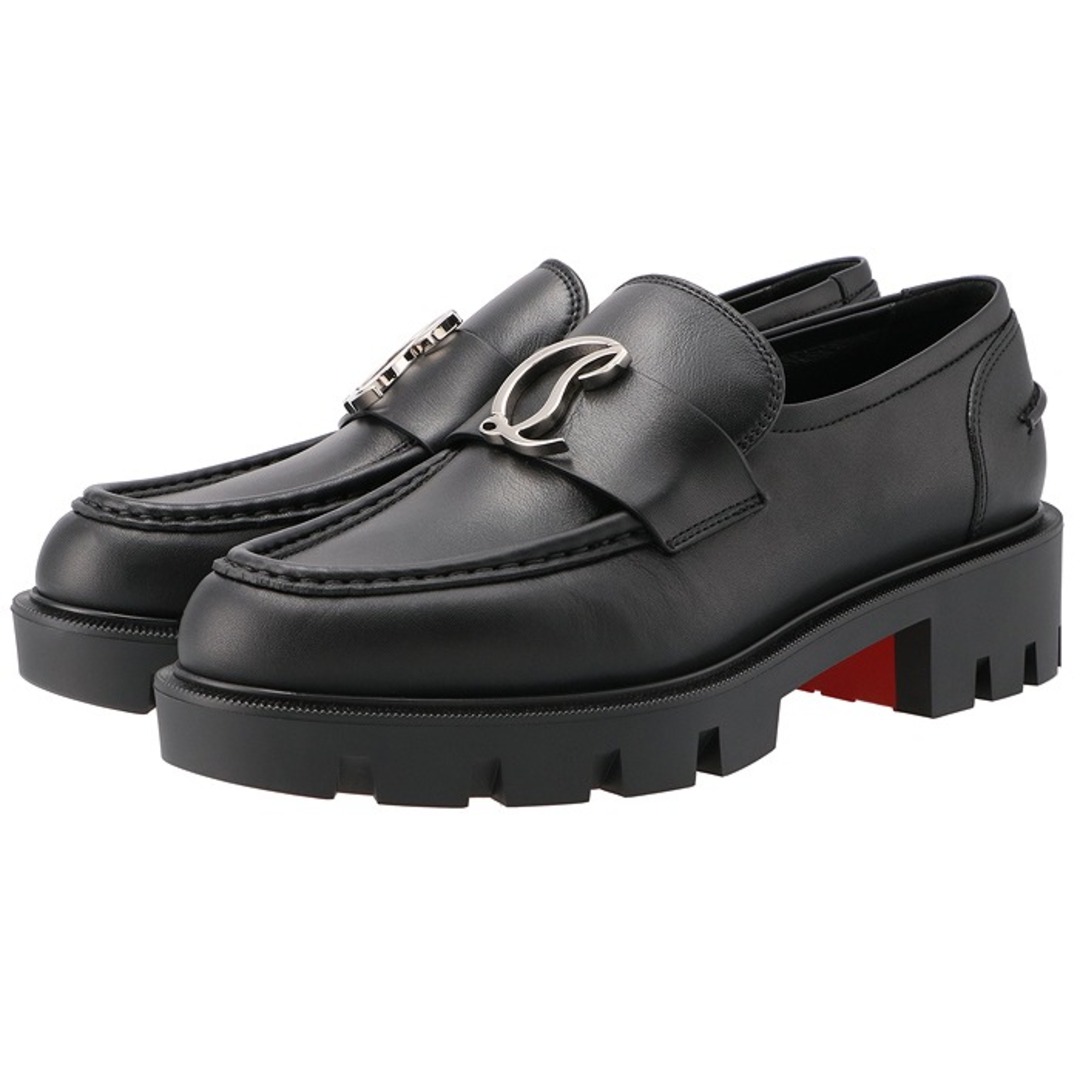 Christian Louboutin(クリスチャンルブタン)のクリスチャンルブタン CHRISTIAN LOUBOUTIN ローファー CL MOC LUG レディース レッドソール ラグソール ブロックヒール 2024年春夏新作 1240263 0001 B439 レディースの靴/シューズ(ローファー/革靴)の商品写真