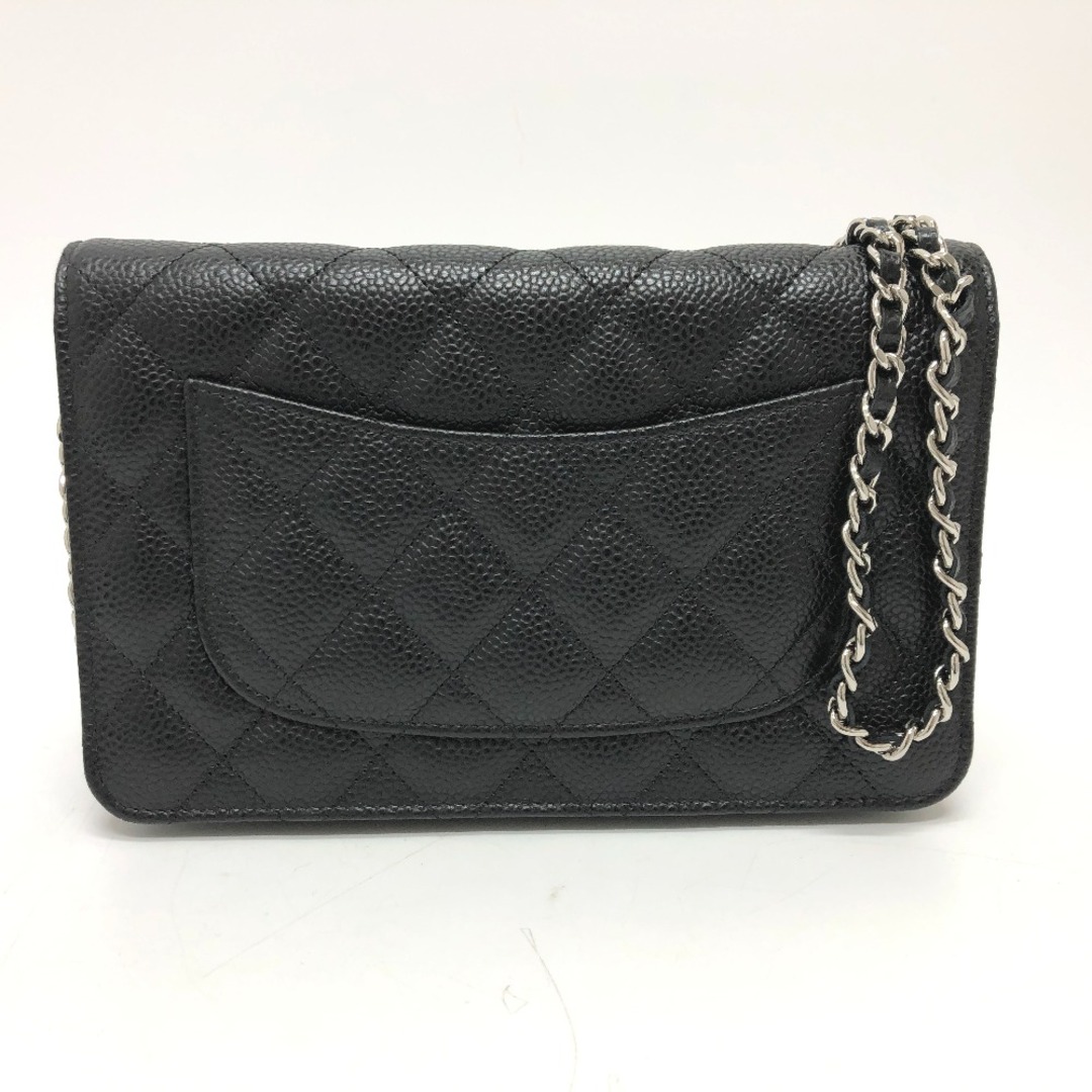 CHANEL(シャネル)のシャネル CHANEL マトラッセ  ココマーク クラシック AP0250 チェーンウォレット 斜め掛け カバン ショルダーバッグ キャビアスキン SV金具 ブラック 未使用 レディースのバッグ(ショルダーバッグ)の商品写真