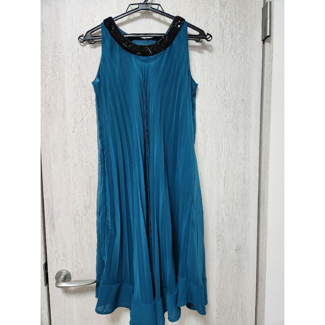 フォーマルワンピース ボレロ·リボン付き レディースのフォーマル/ドレス(ミディアムドレス)の商品写真