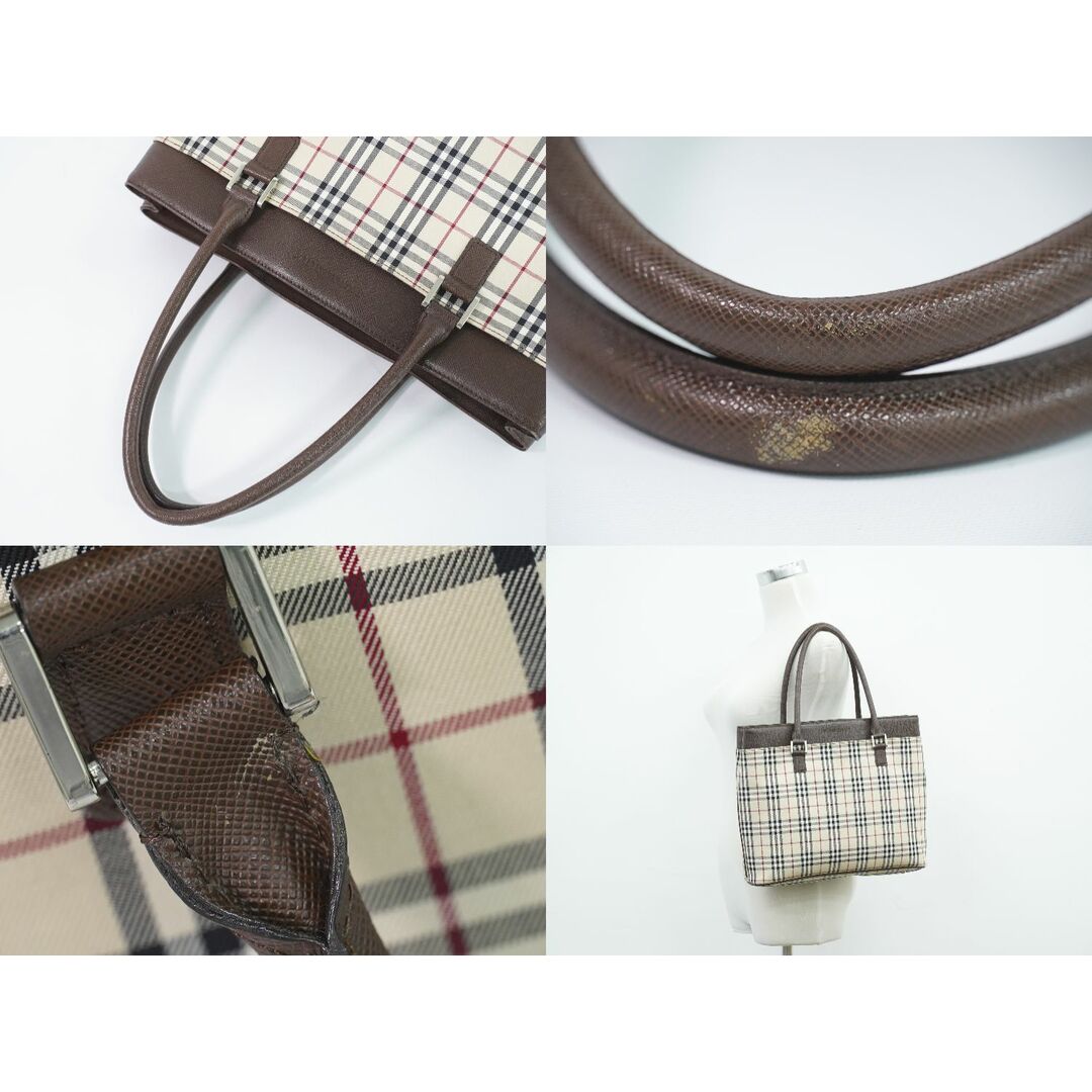 本物 バーバリー BURBERRY チェック トートバッグ ハンドバッグ 本物 バーバリー BURBERRY チェック トートバッグ ハンドバッグ