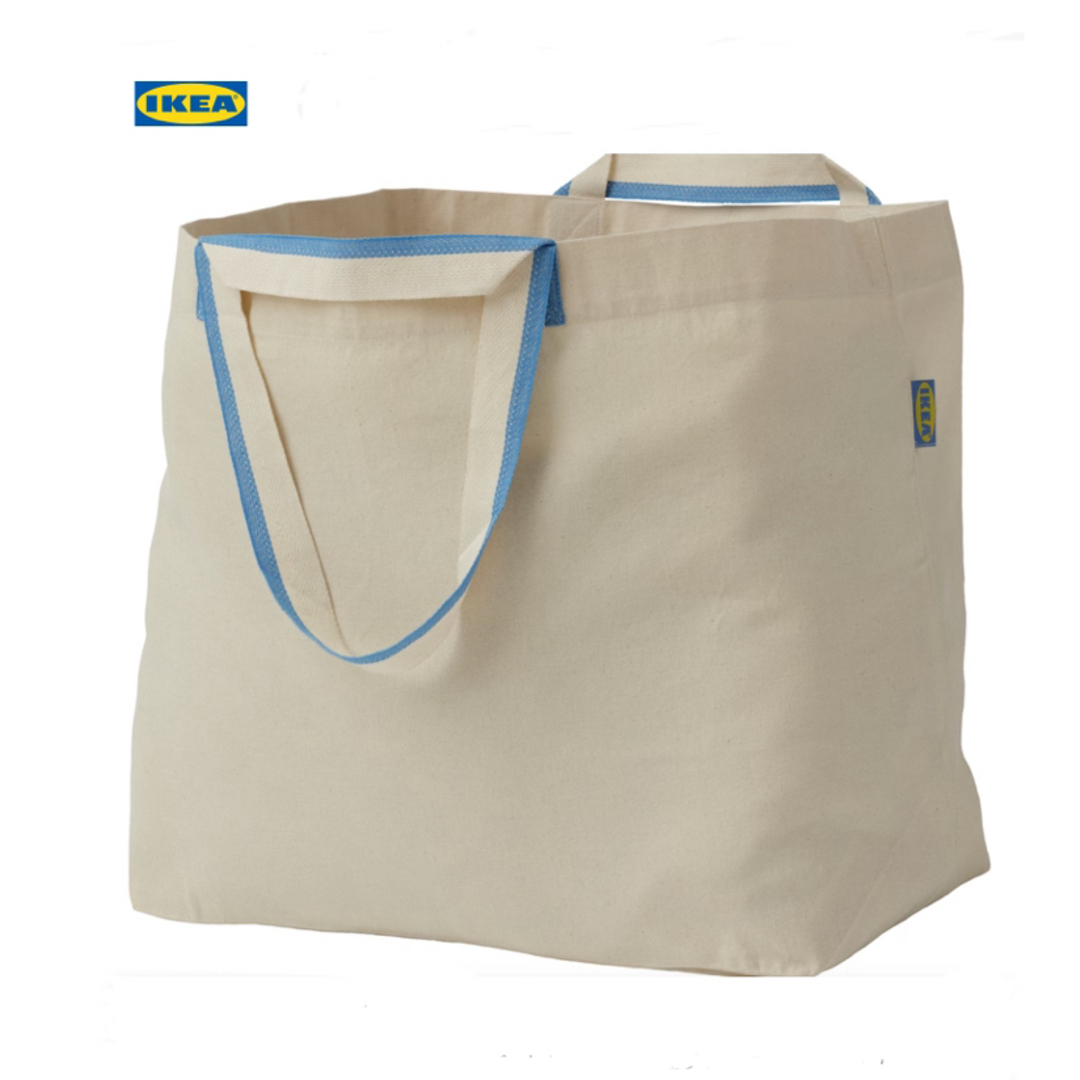 IKEA(イケア)のIKEA SPIKRAK スピクラク キャリーバッグ  綿 ナチュラル メンズのバッグ(トートバッグ)の商品写真
