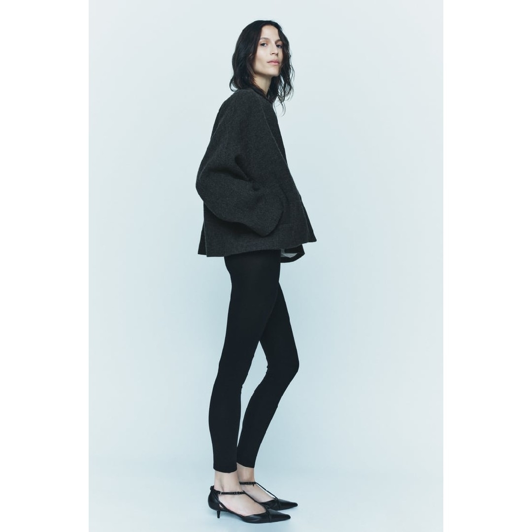 ZARA(ザラ)のZARA　ZARA ZW MANTECO ウールジャケット　Sサイズ　グレー レディースのジャケット/アウター(ブルゾン)の商品写真