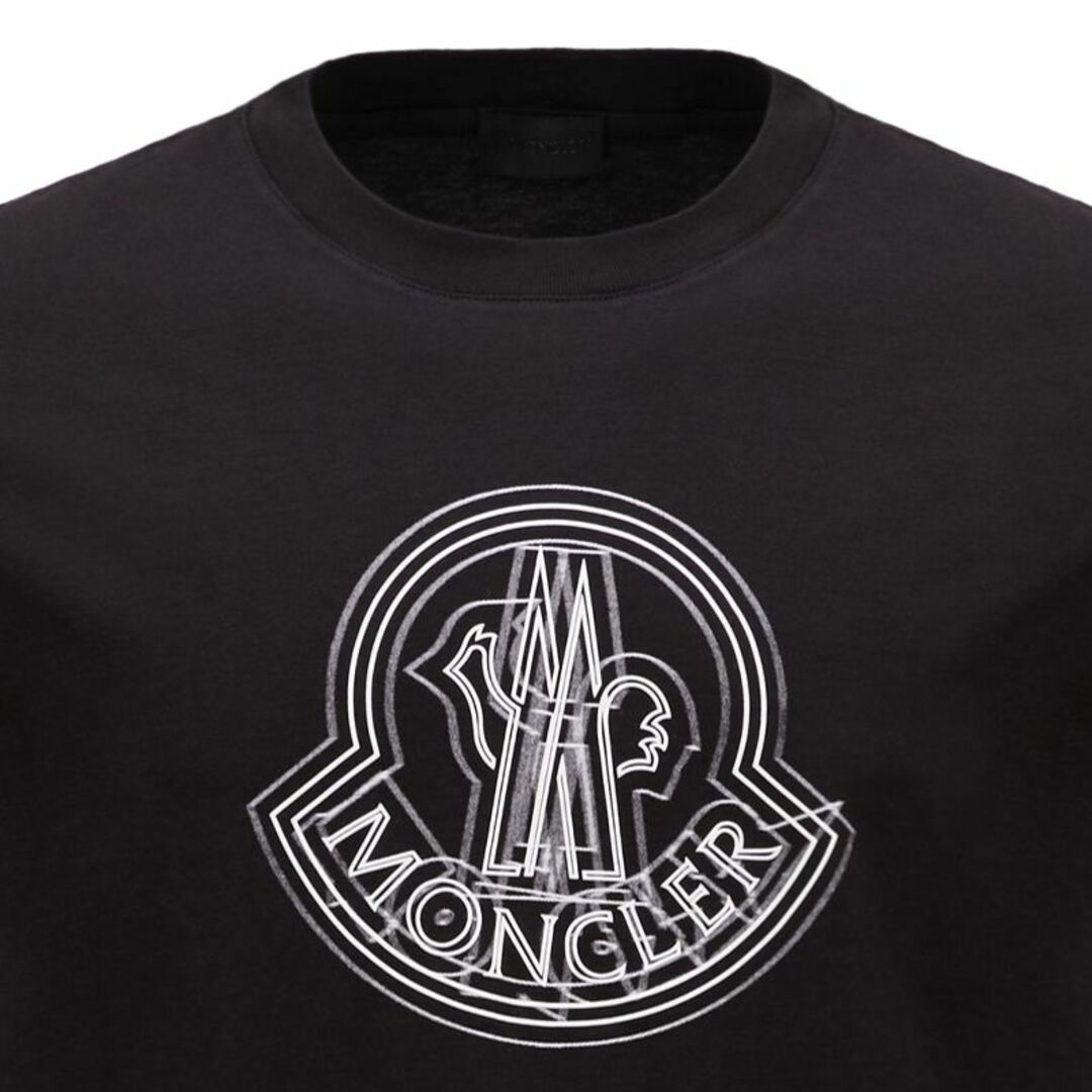 MONCLER(モンクレール)の送料無料 195 MONCLER モンクレール 8C00028 89A17 ブラック Tシャツ カットソー 半袖 size S メンズのトップス(Tシャツ/カットソー(半袖/袖なし))の商品写真