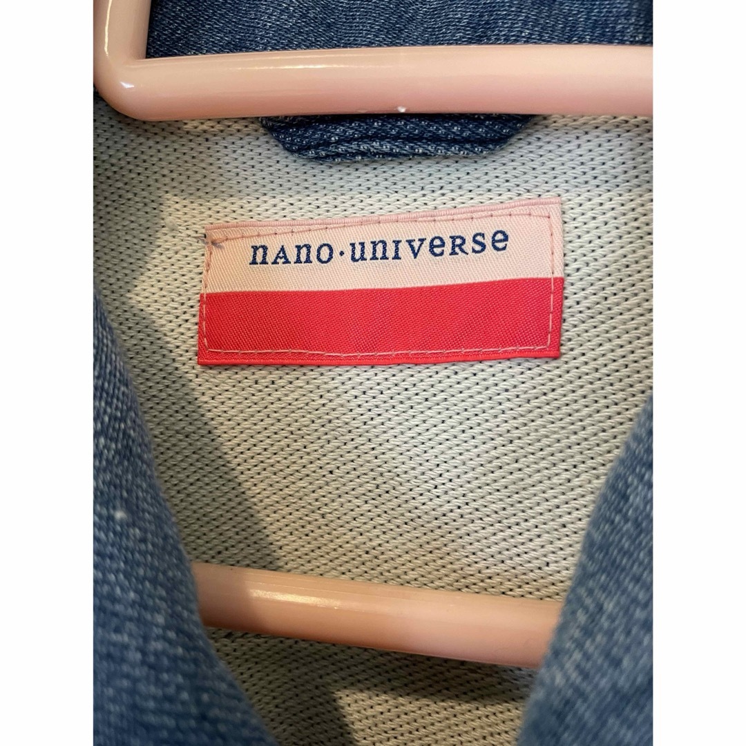 nano・universe(ナノユニバース)のnano.universe  デニムスウェットジャケット メンズのジャケット/アウター(Gジャン/デニムジャケット)の商品写真