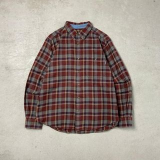 00年代 WOOLRICH ウールリッチ チェック柄 ライトネルシャツ メンズL(シャツ)