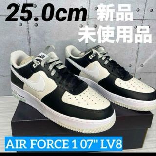 ナイキ(NIKE)のNIKE AIR FORCE 1 07 LV8 エアフォース1 パンダ　25cm(スニーカー)