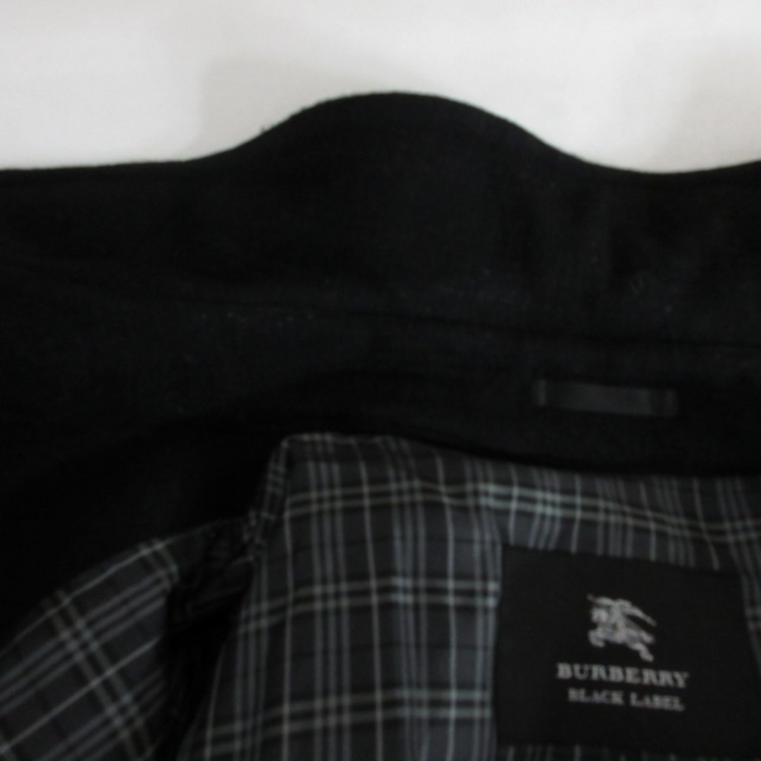 BURBERRY BLACK LABEL(バーバリーブラックレーベル)のバーバリーウール トレンチコート ジャケット ロング ベルト付 L IBO47 メンズのジャケット/アウター(トレンチコート)の商品写真