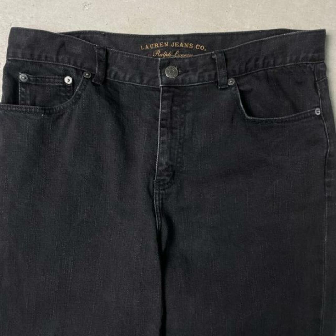 Ralph Lauren(ラルフローレン)のLAUREN JEANS Co. Ralph Lauren ラルフローレン ブラックデニムパンツ レディースW31 メンズ メンズのパンツ(その他)の商品写真