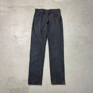 ラングラー(Wrangler)の00年代 Wrangler HERO ラングラー ブラックデニムパンツ テーパード メンズW32(デニム/ジーンズ)