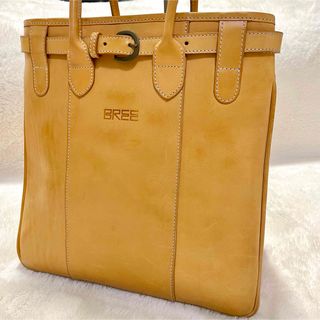 BREE - 良品 BREE ブリー ヌメ革 オールレザー SAGA9 トートバッグ