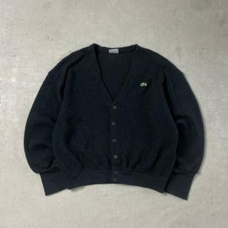 ラコステ(LACOSTE)の80年代〜 LACOSTE ラコステ ウールニットカーディガン メンズS相当 レディース(カーディガン)