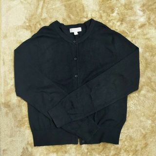 エイチアンドエム(H&M)のカーディガン　黒　ニット(カーディガン)