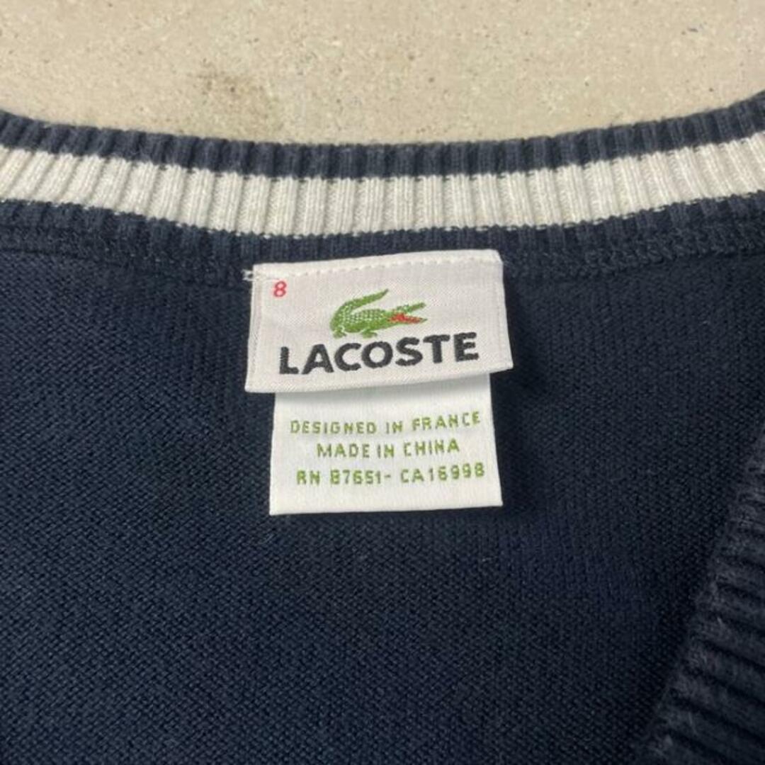 LACOSTE(ラコステ)のLACOSTE ラコステ コットンニットベスト メンズXL相当 レディース メンズのトップス(ベスト)の商品写真