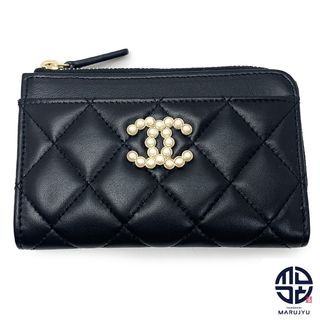 CHANEL - シャネル ヴィンテージ 二つ折り財布 Wホック コンパクト 