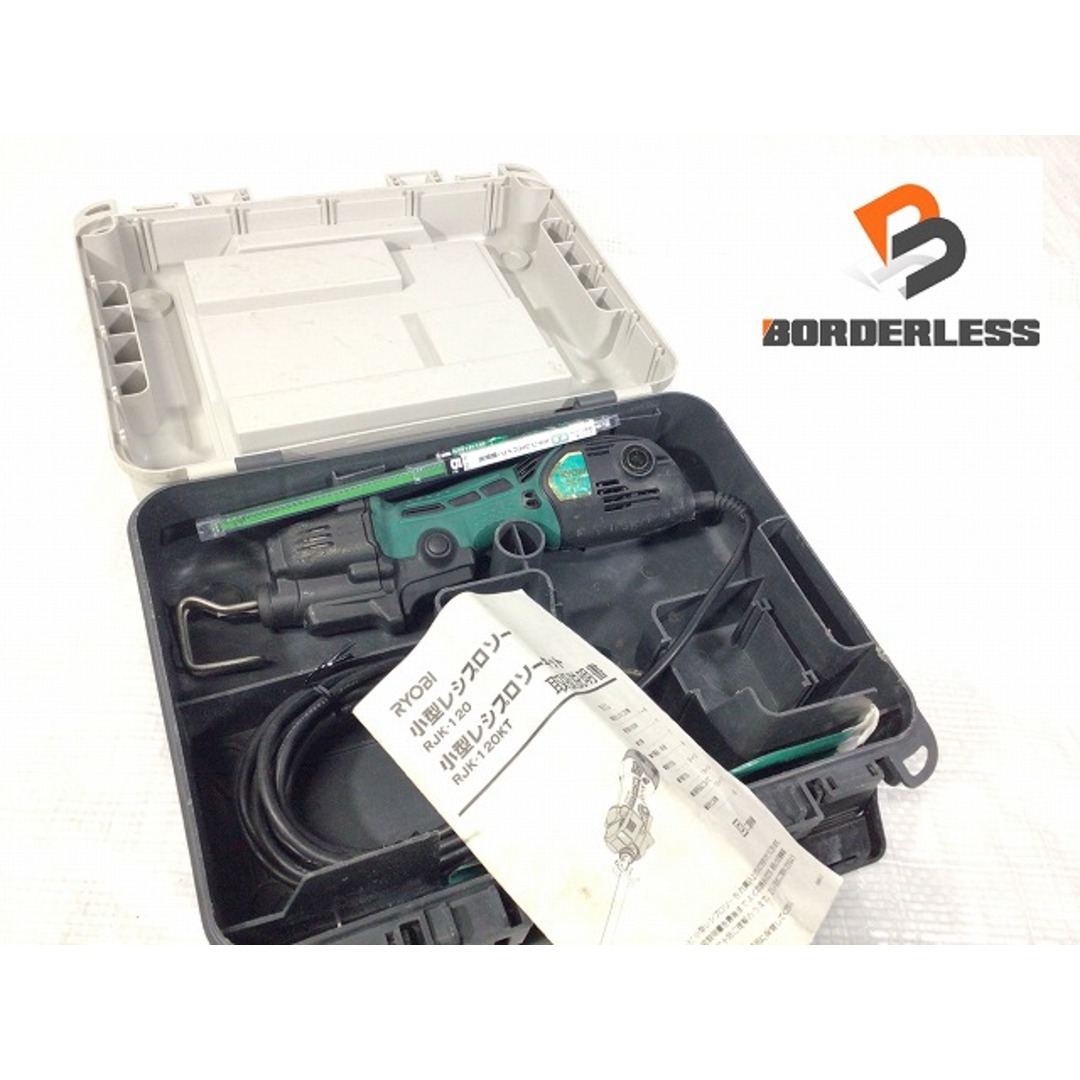 RYOBI - ☆中古品☆RYOBI リョービ 100V 小型レシプロソー RJK RYOBI - ☆中古品☆RYOBI リョービ 100V 小型レシプロソー RJK