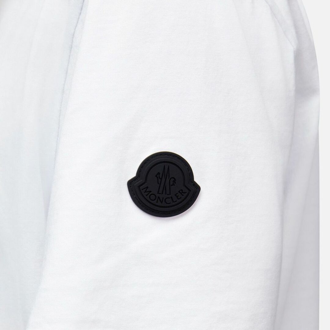 MONCLER(モンクレール)の送料無料 196 MONCLER モンクレール 8C00028 89A17 ホワイト Tシャツ カットソー 半袖 size XL メンズのトップス(Tシャツ/カットソー(半袖/袖なし))の商品写真