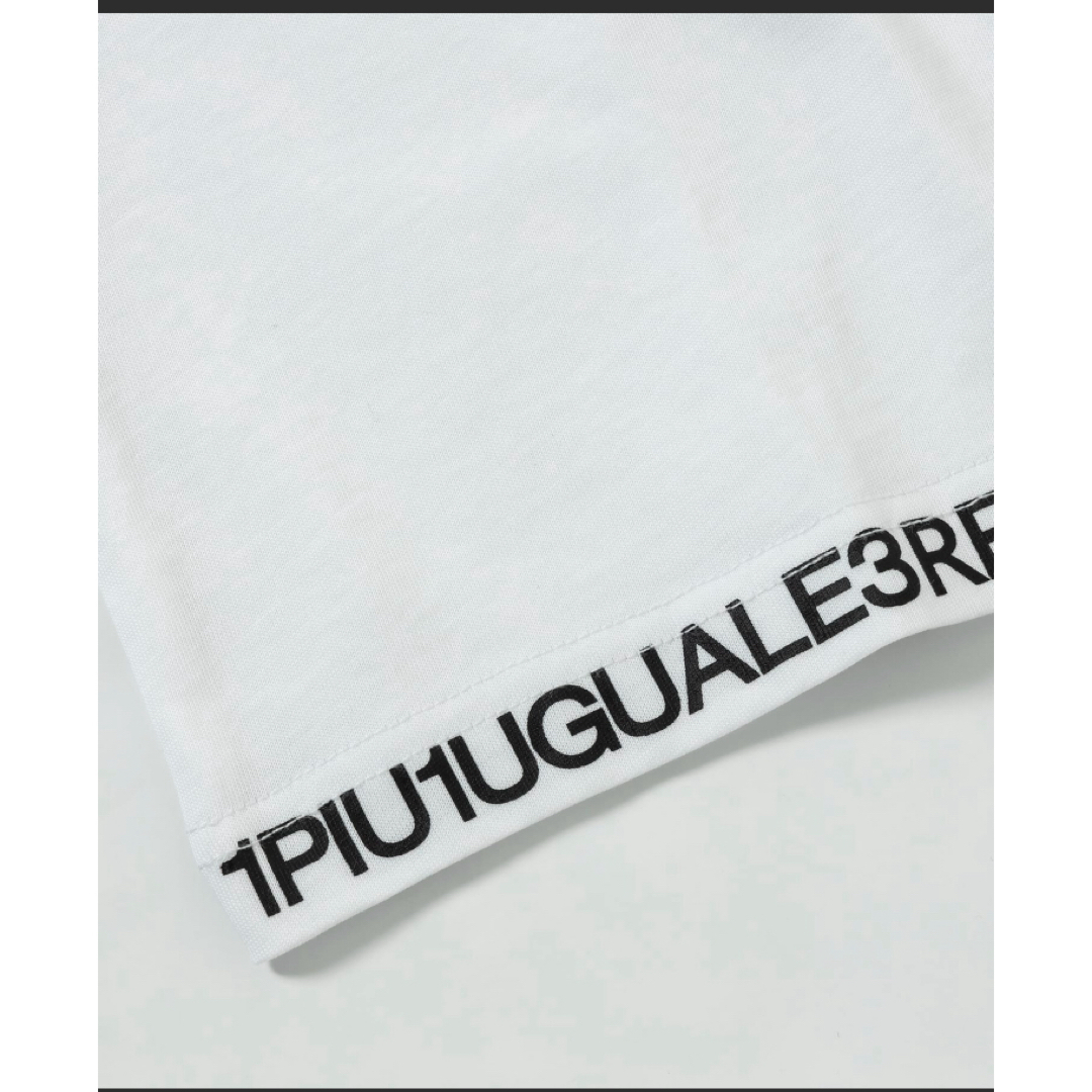 1piu1uguale3(ウノピゥウノウグァーレトレ)の【1PIU1UGUALE3 RELAX】ネックロゴ半袖Tシャツ/Ｌサイズ メンズのトップス(Tシャツ/カットソー(半袖/袖なし))の商品写真