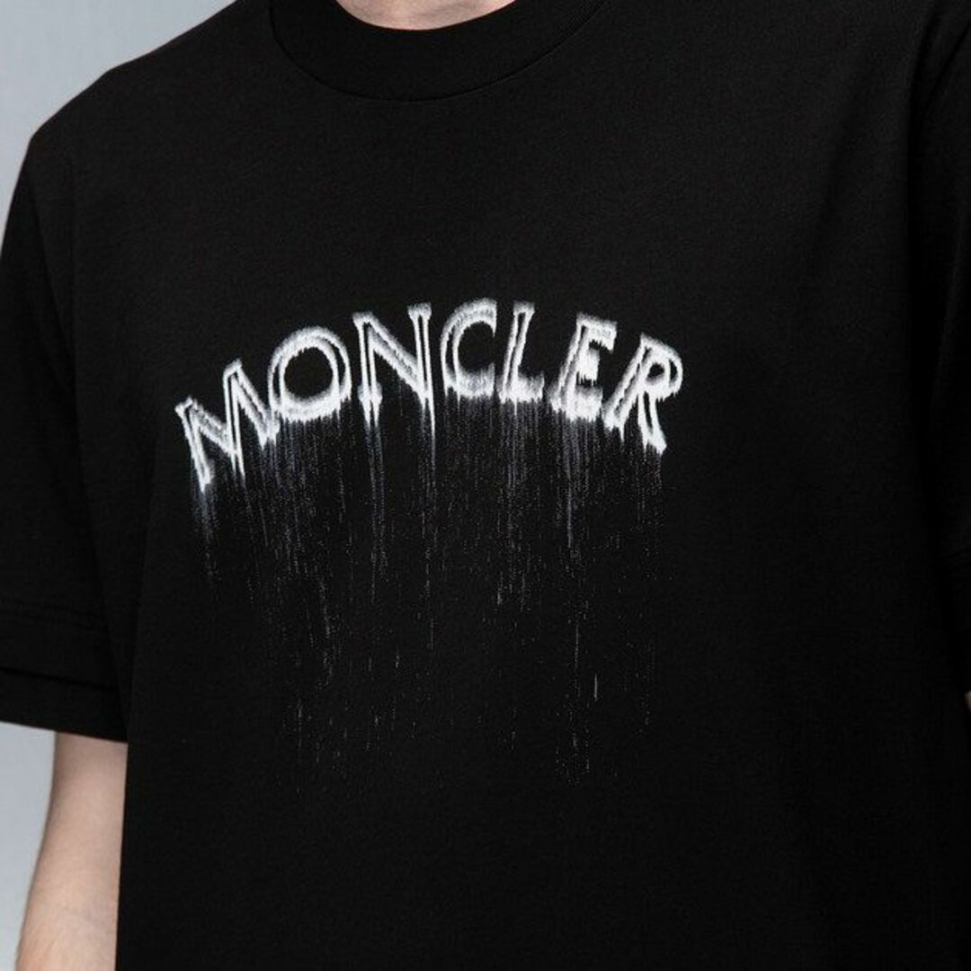 MONCLER(モンクレール)の送料無料 197 MONCLER モンクレール 8C00002 89A17 ブラック Tシャツ カットソー 半袖 size S メンズのトップス(Tシャツ/カットソー(半袖/袖なし))の商品写真