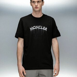 モンクレール(MONCLER)の送料無料 197 MONCLER モンクレール 8C00002 89A17 ブラック Tシャツ カットソー 半袖 size S(Tシャツ/カットソー(半袖/袖なし))