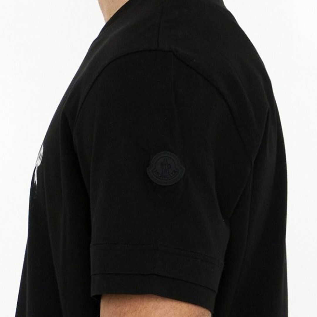 MONCLER(モンクレール)の送料無料 197 MONCLER モンクレール 8C00002 89A17 ブラック Tシャツ カットソー 半袖 size M  メンズのトップス(Tシャツ/カットソー(半袖/袖なし))の商品写真