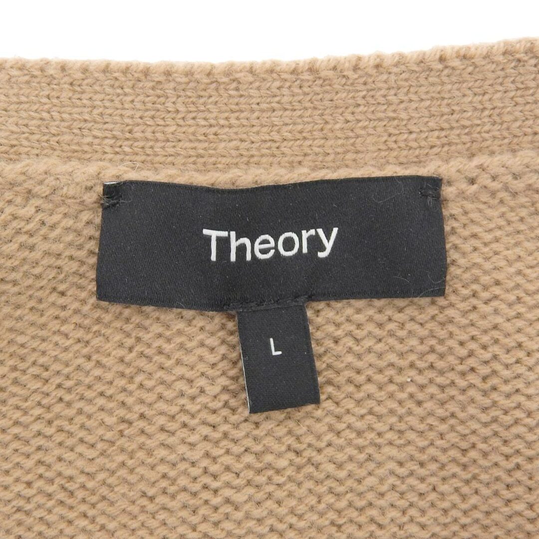 theory(セオリー)のセオリー 美品 セオリー パロミノ Lana Cash Boxy OS Cardi ニット カーディガン レディース ベージュ L 23年製 L レディースのトップス(カーディガン)の商品写真