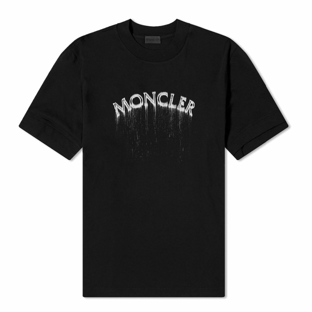 MONCLER(モンクレール)の送料無料 197 MONCLER モンクレール 8C00002 89A17 ブラック Tシャツ カットソー 半袖 size XL メンズのトップス(Tシャツ/カットソー(半袖/袖なし))の商品写真