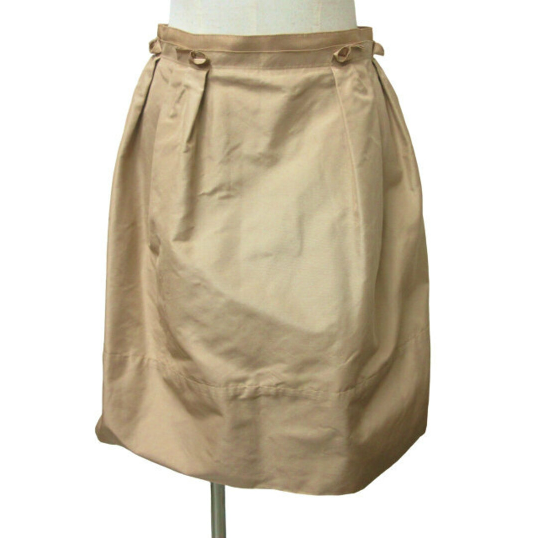 FOXEY(フォクシー)のフォクシー 美品 スカート 裏地フリル シルク ひざ丈 38 IBO47 レディースのスカート(ひざ丈スカート)の商品写真