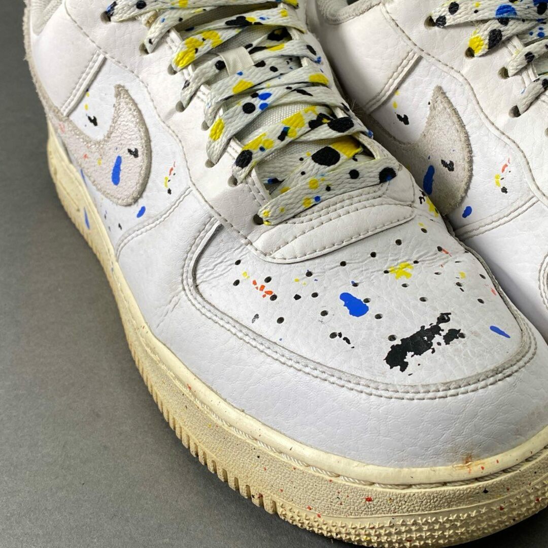 NIKE(ナイキ)の5c5 NIKE ナイキ Air Force 1 07 LV8 Paint Splatter エアフォース ペイントスプラッター スニーカー 28cm ホワイト シューズ メンズの靴/シューズ(スニーカー)の商品写真