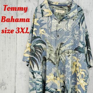 トミーバハマ アロハシャツ 4L シルク 開襟シャツ おしゃれ ビッグサイズ(シャツ)